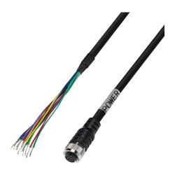 SPP-C12100P, M12 Güç Kablosu (10M)