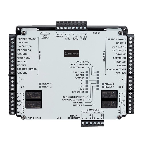 X1100A-H003, 2x Door Intelligent Controller, TCP/IP X1100A-H003, 2x Door Intelligent Controller, TCP/IP