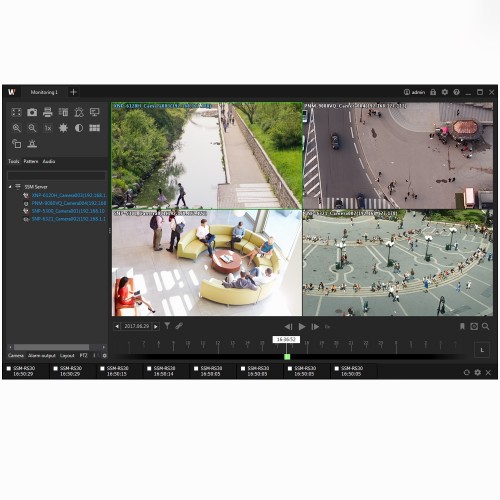 WISENET SSM:  Video Yönetim Sistemi Yazılımı