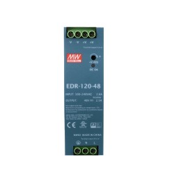 EDR-120-48, 48VDC, 120W Raya Montaj Tipi Güç Kaynağı EDR-120-48, 48VDC, 120W Raya Montaj Tipi Güç Kaynağı