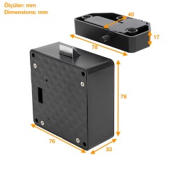 SGL-1S1500, Hidden Lock for Drawer and Cabinet with ID Card Reader SGL-1S1500, Hidden Lock for Drawer and Cabinet with ID Card Reader