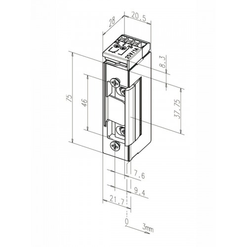 37RR-02135E91, Failsafe İzleme Kontaklı Elektrikli Kilit Karşılığı