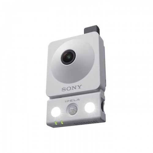 SNC-CX600W, 1.3 Megapiksel, Sensörlü, Aydınlatmalı, 720p, HD, Kablosuz Ağ Kamerası