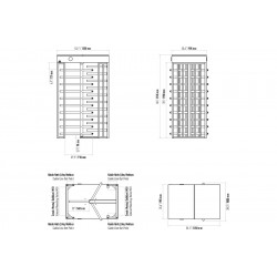 LTF-113, Elektrostatik Boyalı Boy Turnike  LTF-113, Elektrostatik Boyalı Boy Turnike
