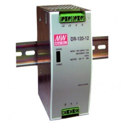 DR-120-12, 12V, 10A Ray Montaj Tipi Güç Kaynağı DR-120-12, 12V, 10A Ray Montaj Tipi Güç Kaynağı