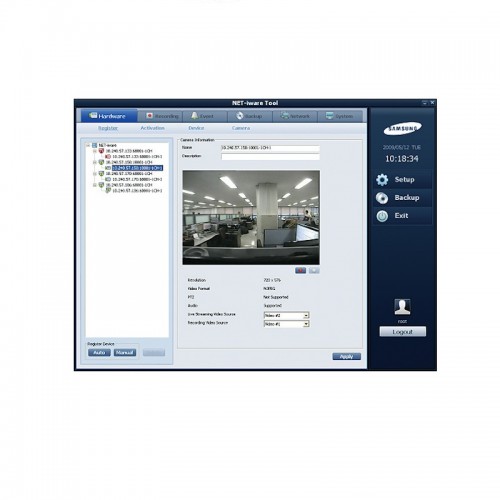 SNS-SF004, 4Kanal Ağ Kamerası Kayıt Yazılımı (Net-i Ware)